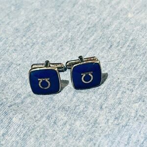 Authentic Salvatore Ferragamo Cuff Links